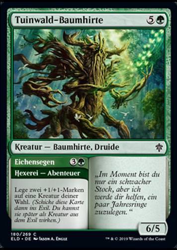Tuinwald-Baumhirte // Eichensegen  v.1 (Tuinvale Treefolk // Oaken Boon)